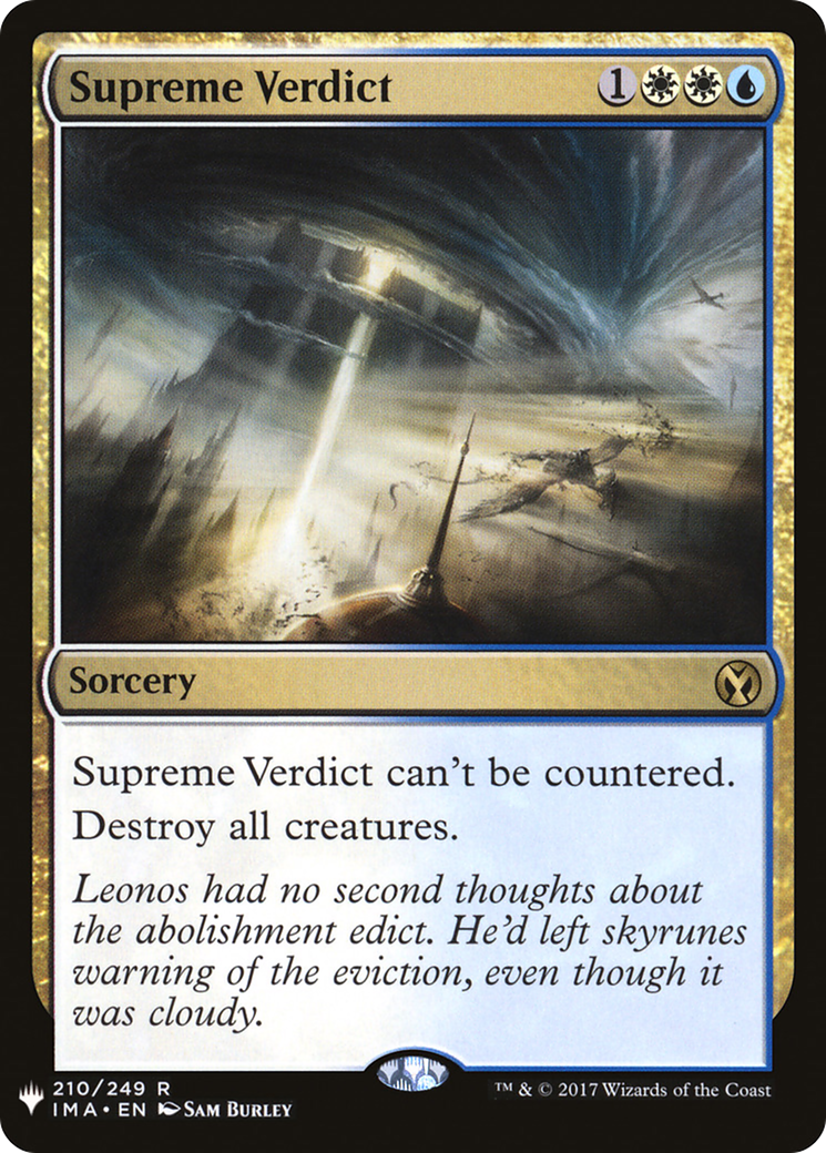 Supreme Verdict (PLST) #IMA-210 [EN/N] s/o