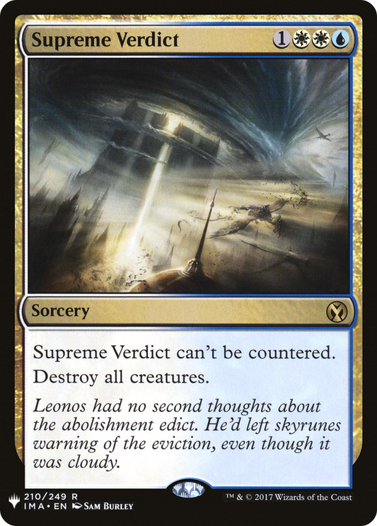 Supreme Verdict (PLST) #IMA-210 [EN/N] s/o