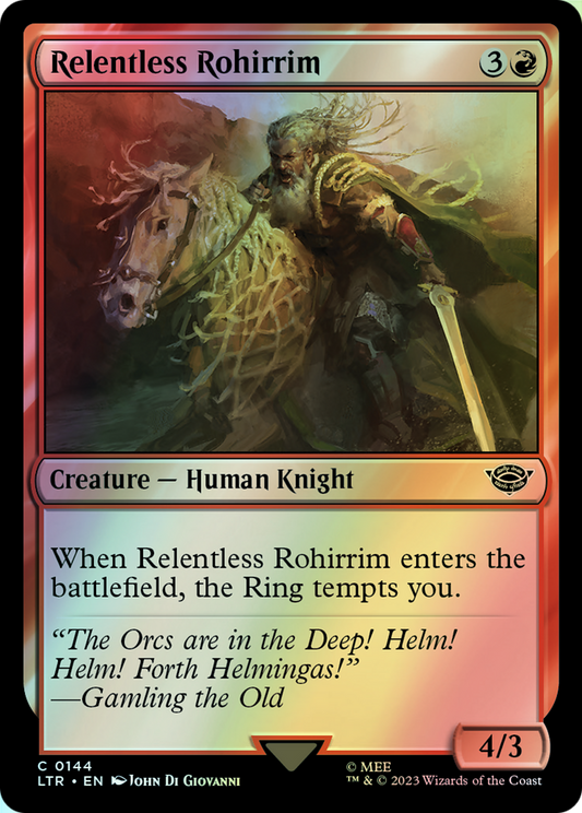 Relentless Rohirrim (LTR) #144 [EN/F]