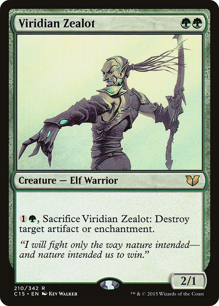 Viridian Zealot (C15) #210 [EN/N]