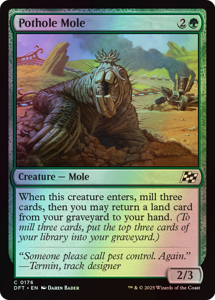 Pothole Mole (DFT) #176 [EN/F] s/o