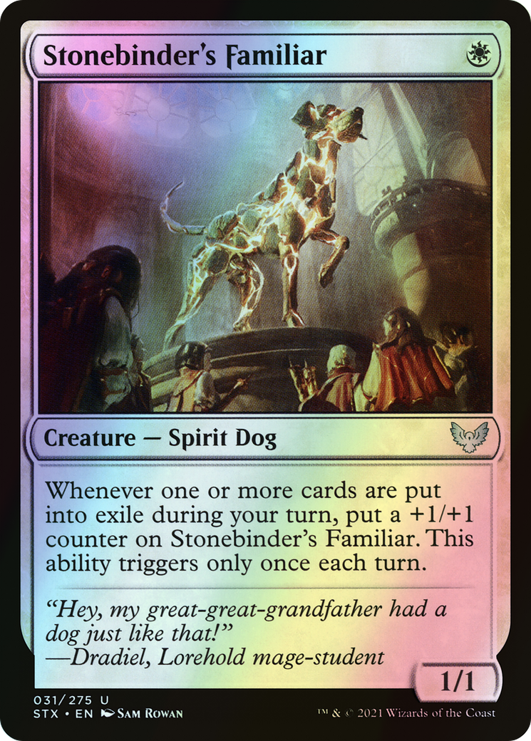 Stonebinder's Familiar (STX) #31 [EN/F] s/o