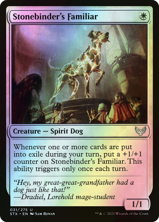 Stonebinder's Familiar (STX) #31 [EN/F] s/o