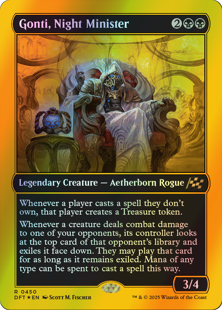 Gonti, Night Minister - Firstplace Foil (DFT) #450 [EN/F] s/o