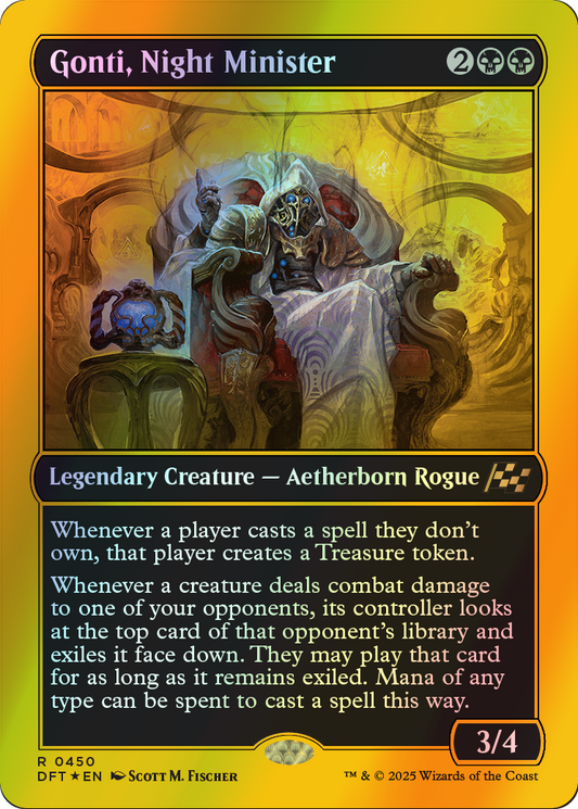 Gonti, Night Minister - Firstplace Foil (DFT) #450 [EN/F] s/o