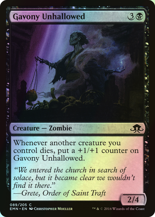 Gavony Unhallowed (EMN) #89 [EN/F]