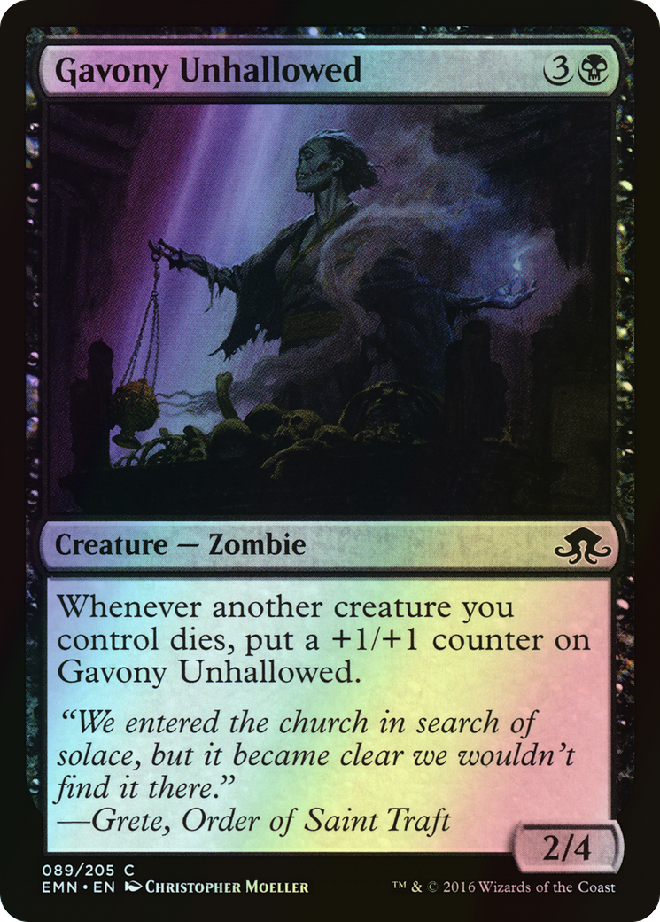 Gavony Unhallowed (EMN) #89 [EN/F]