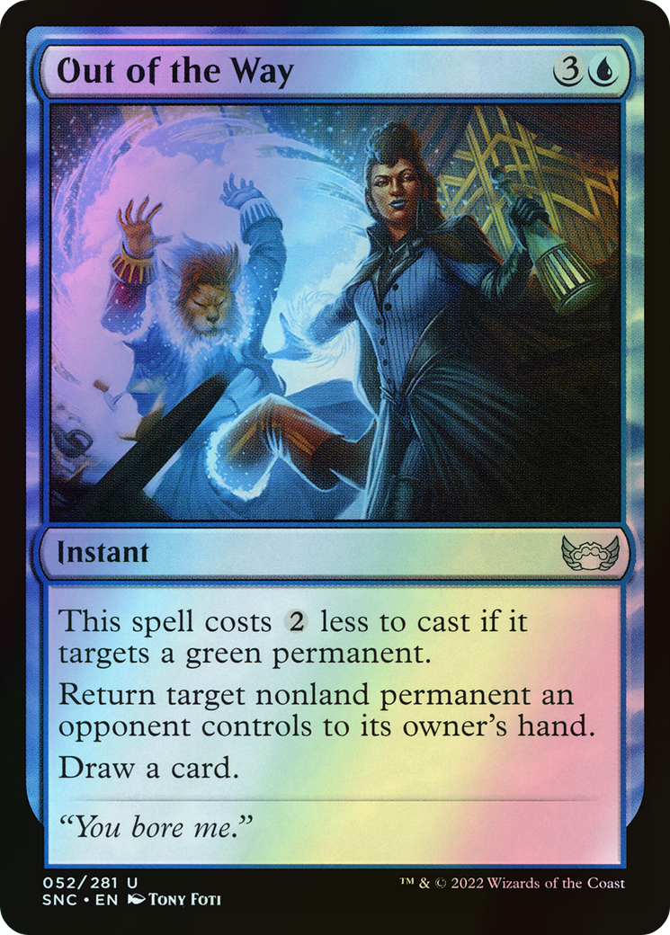 Out of the Way (SNC) #52 [EN/F]