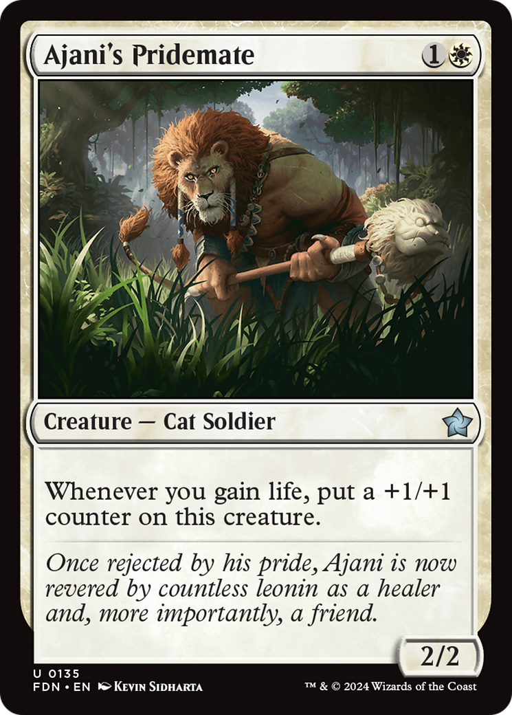 Ajani's Pridemate (FDN) #135 [EN/N]