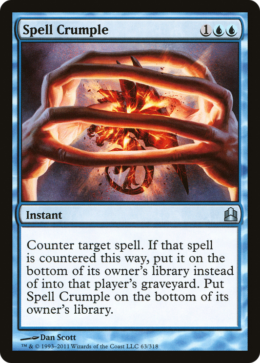 Spell Crumple (CMD) #63 [EN/N] s/o