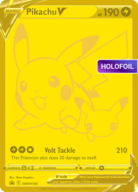 Pikachu V (PR-SW) #SWSH145 [EN/H]