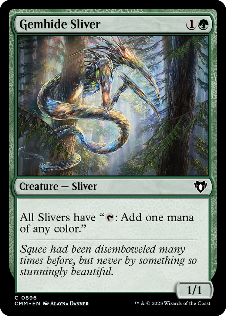 Gemhide Sliver (CMM) #896 [EN/N]