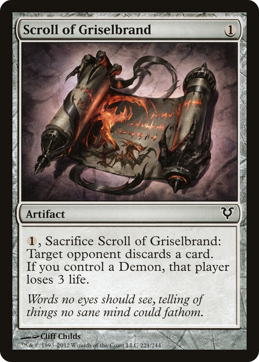 Scroll of Griselbrand (AVR) #221 [EN/N]