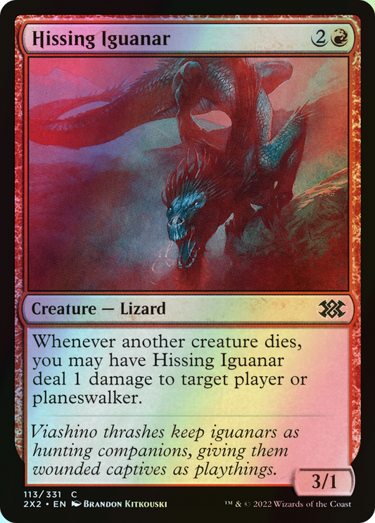 Hissing Iguanar (2X2) #113 [EN/F]