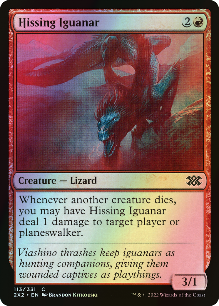 Hissing Iguanar (2X2) #113 [EN/F]