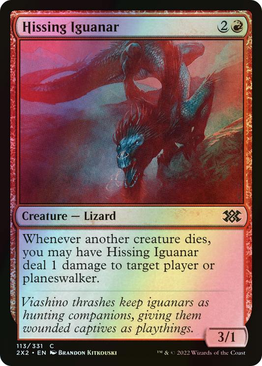 Hissing Iguanar (2X2) #113 [EN/F]