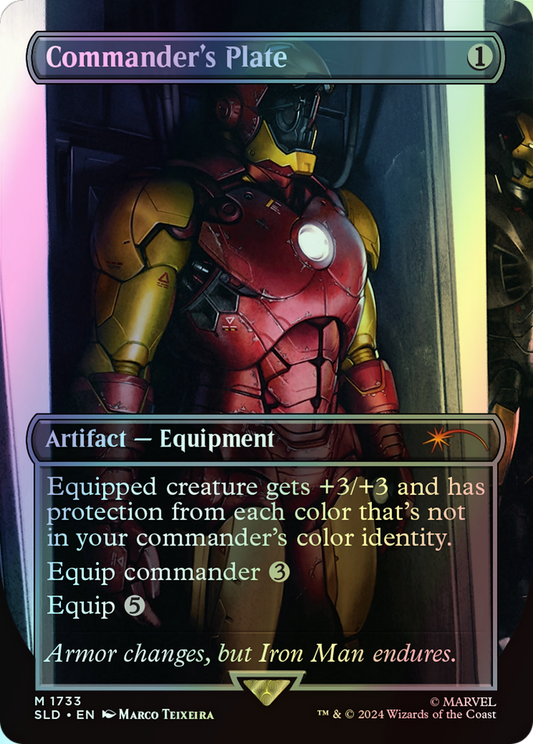Commander's Plate (SLD) #1733 [EN/F] s/o