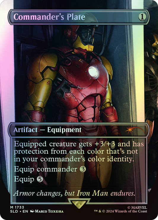 Commander's Plate (SLD) #1733 [EN/F] s/o