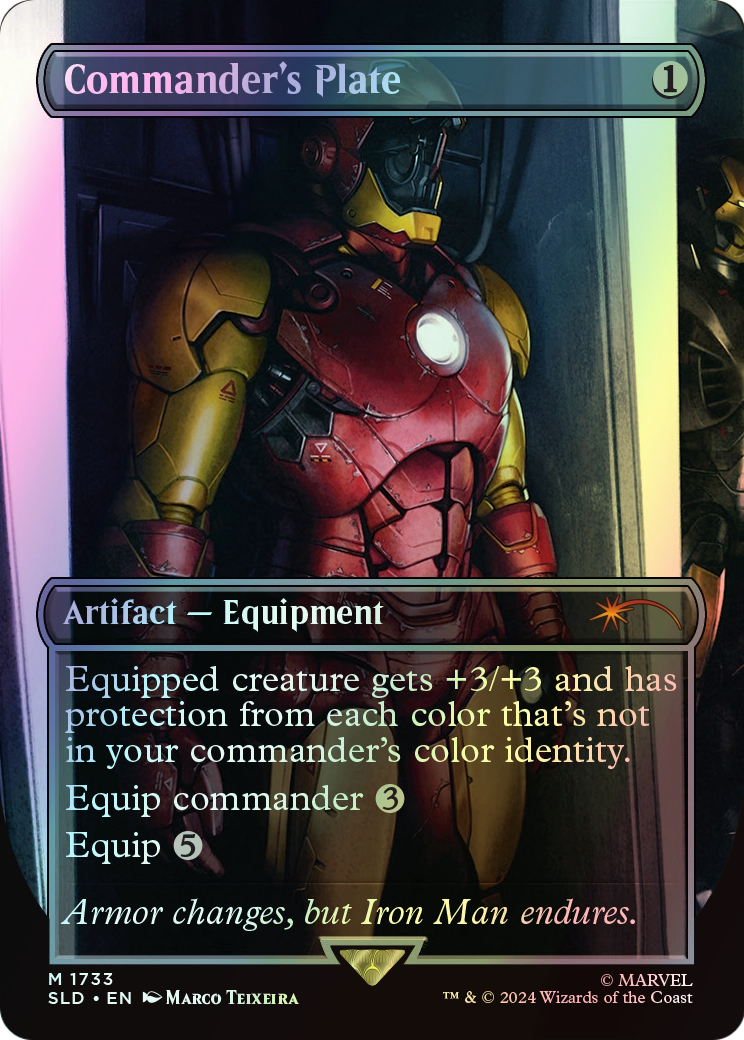 Commander's Plate (SLD) #1733 [EN/F] s/o
