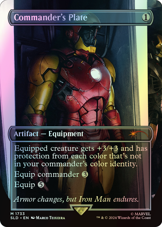Commander's Plate (SLD) #1733 [EN/F] s/o