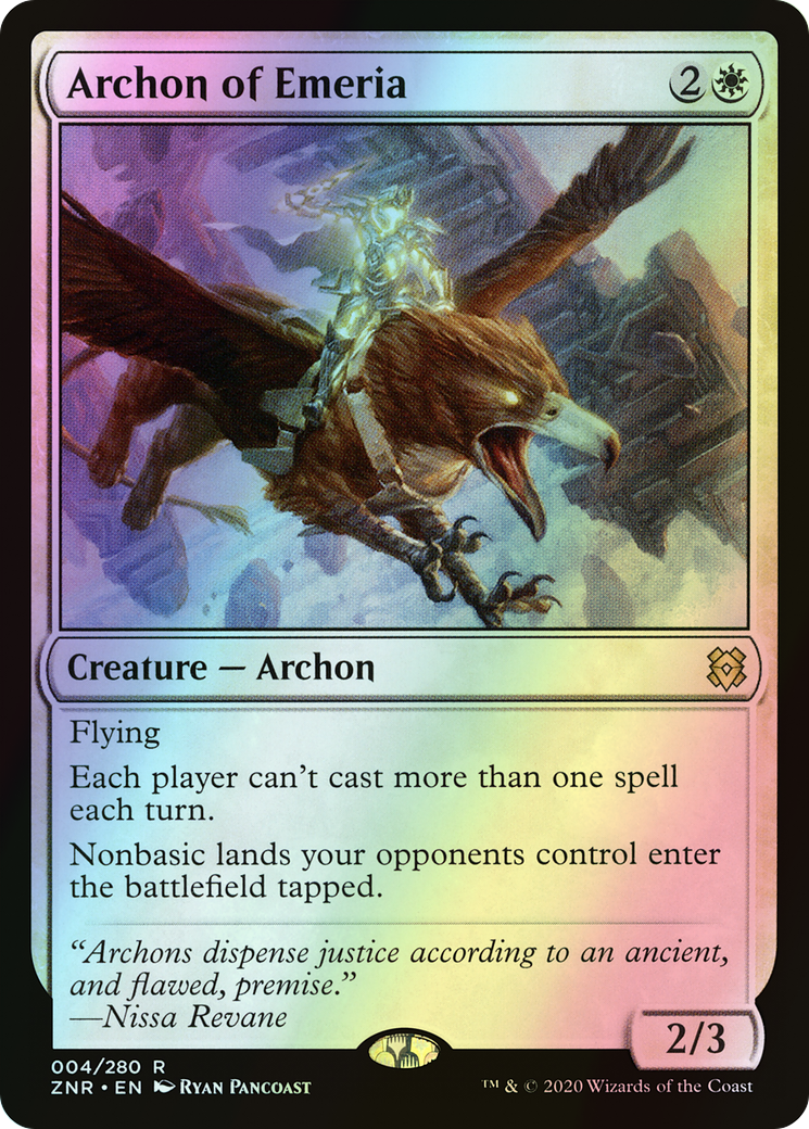Archon of Emeria (ZNR) #4 [EN/F] s/o