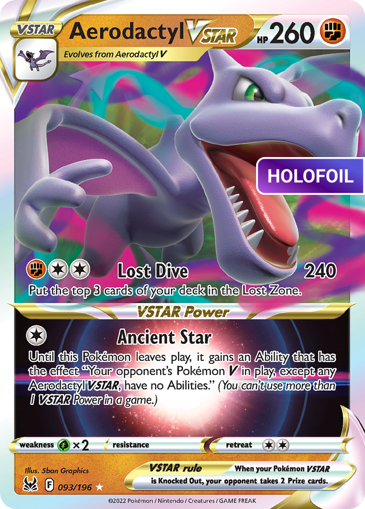 Aerodactyl VSTAR (LOR) #093 [EN/H]