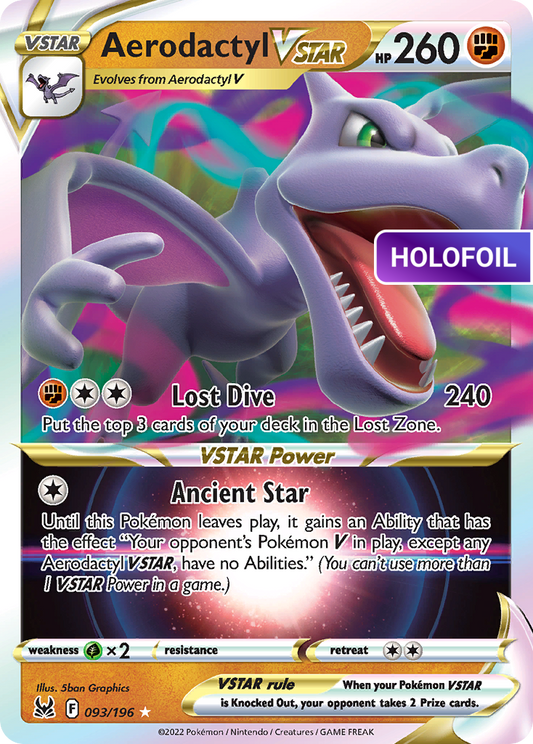 Aerodactyl VSTAR (LOR) #093 [EN/H]