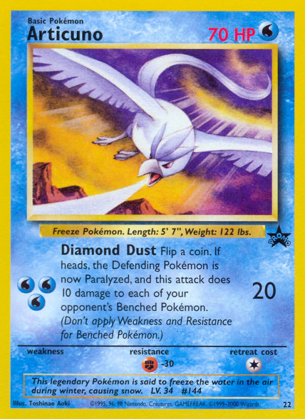 Articuno (22) (PR-W) #22 [EN/N] s/o