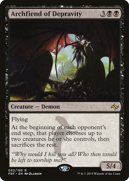 Archfiend of Depravity (FRF) #62 [EN/N] s/o
