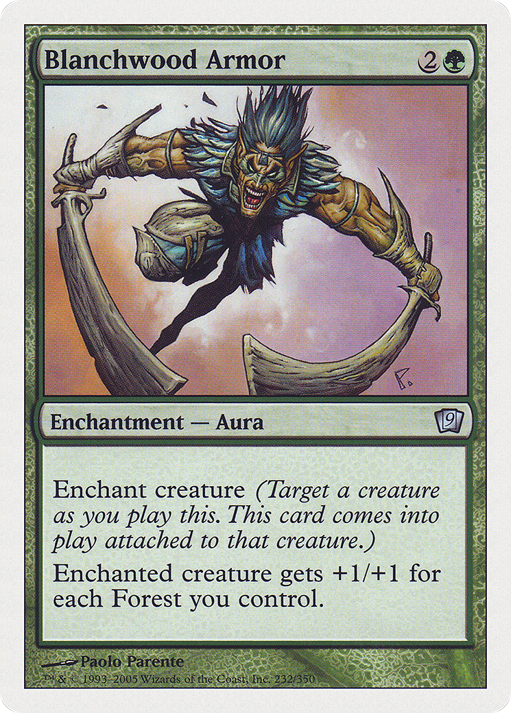 Blanchwood Armor (9ED) #232 [EN/N]