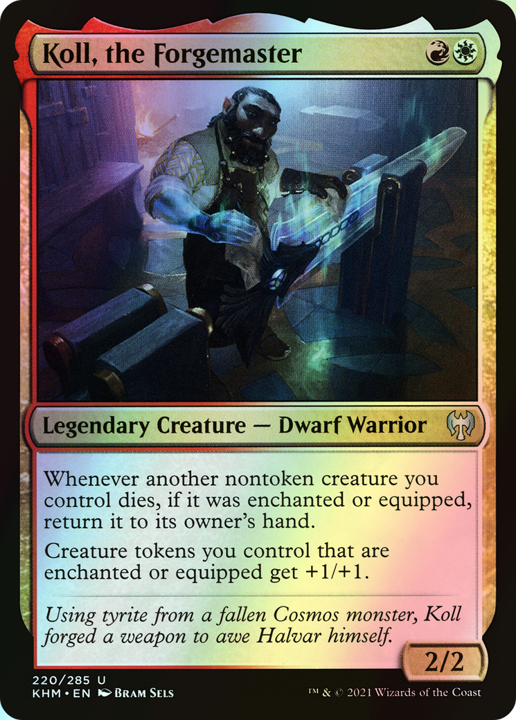 Koll, the Forgemaster (KHM) #220 [EN/F] s/o