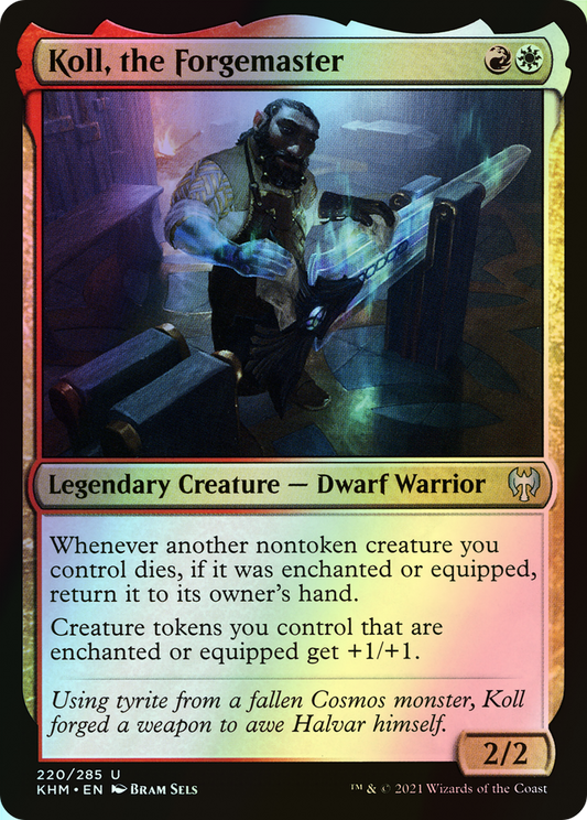 Koll, the Forgemaster (KHM) #220 [EN/F] s/o