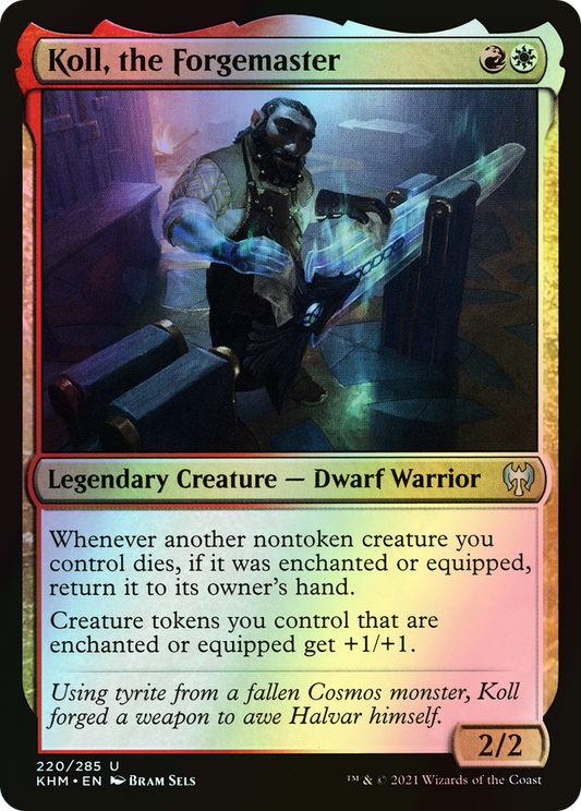 Koll, the Forgemaster (KHM) #220 [EN/F] s/o