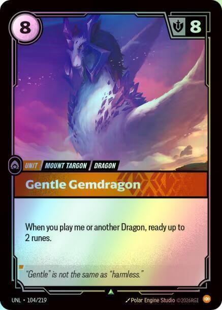 Gentle Gemdragon (UNL) #104 [EN/F]