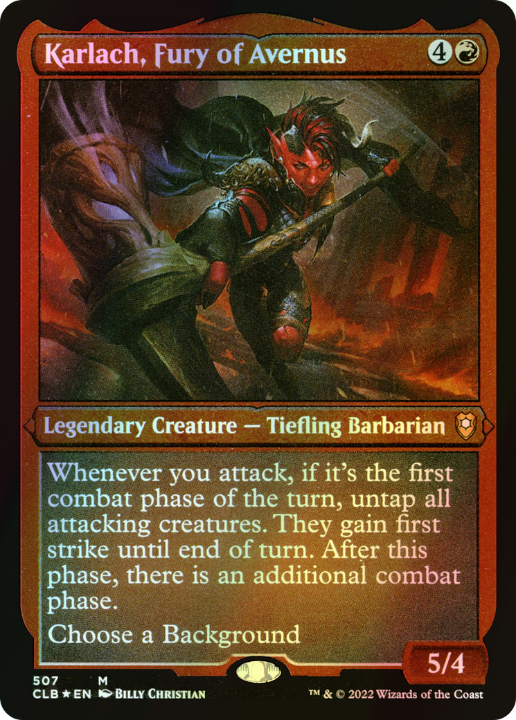 Karlach, Fury of Avernus (CLB) #507 [EN/E] s/o