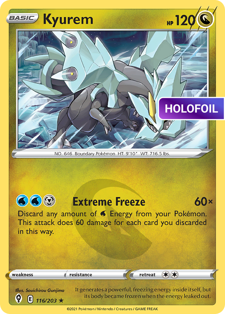 Kyurem (EVS) #116 [EN/H] s/o