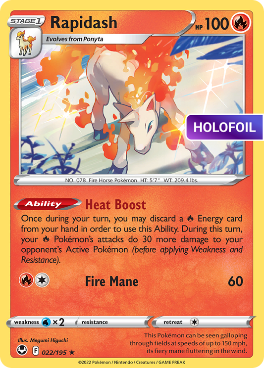 Rapidash (SIT) #022 [EN/H] s/o