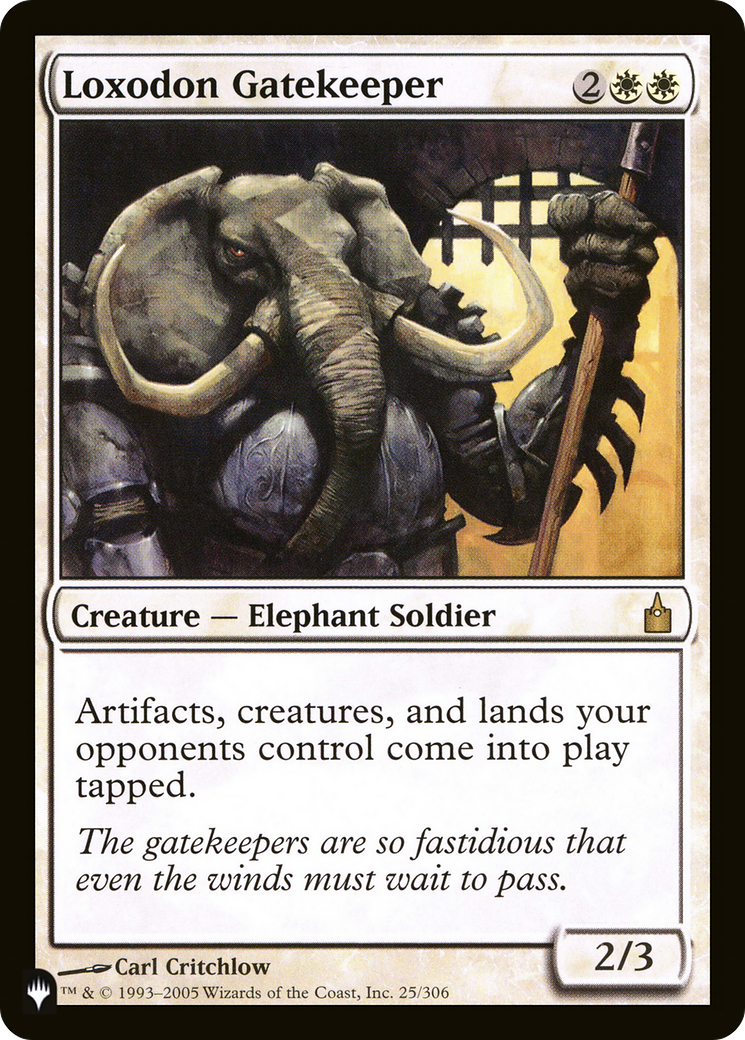 Loxodon Gatekeeper (PLST) #RAV-25 [EN/N] s/o