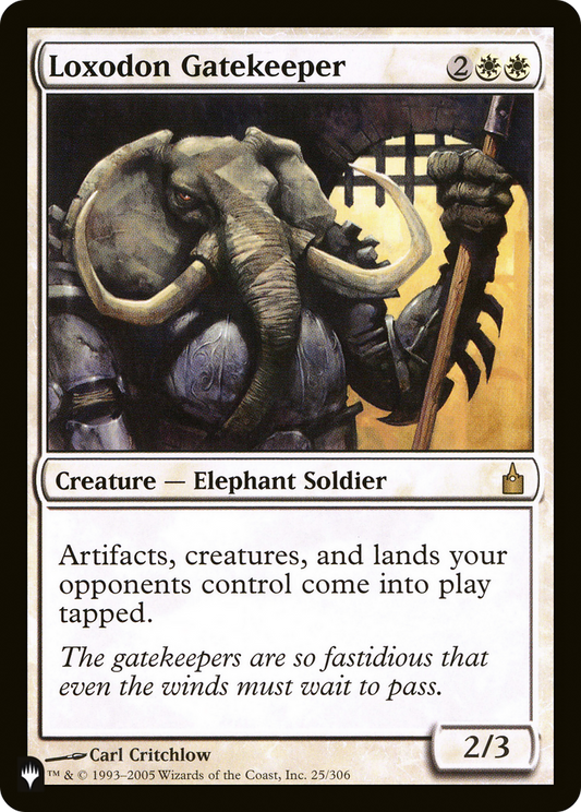 Loxodon Gatekeeper (PLST) #RAV-25 [EN/N] s/o