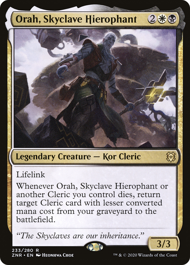 Orah, Skyclave Hierophant (ZNR) #233 [EN/N]