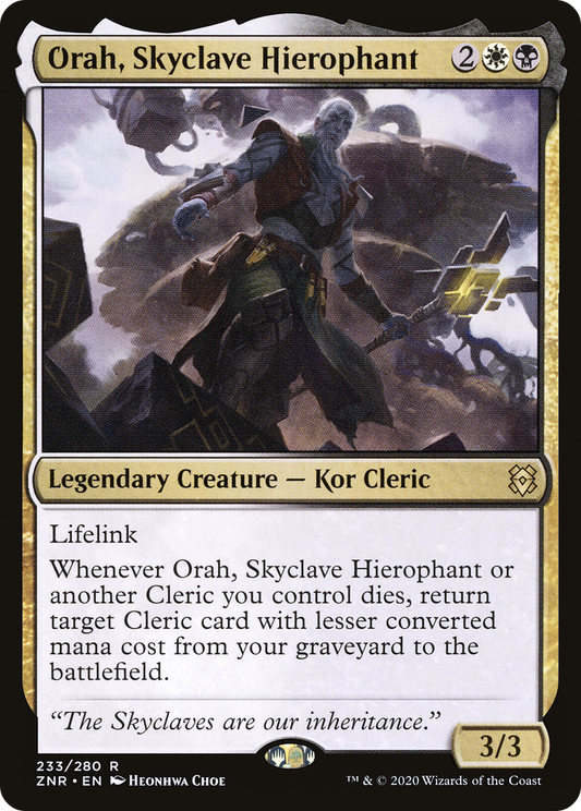 Orah, Skyclave Hierophant (ZNR) #233 [EN/N]