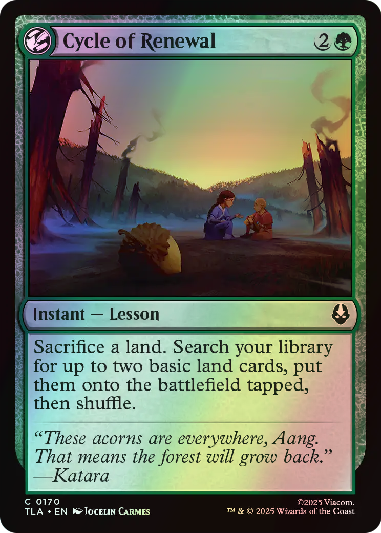 Cycle of Renewal (TLA) #170 [EN/F] s/o