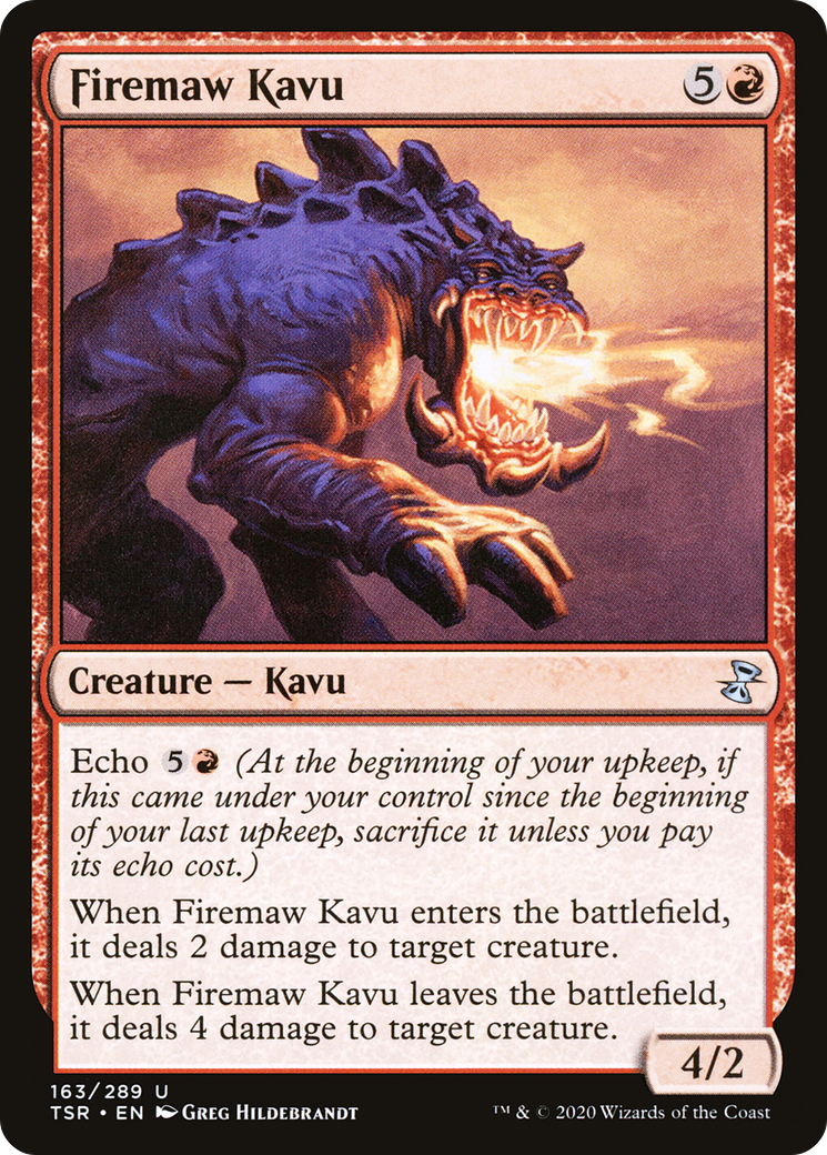 Firemaw Kavu (TSR) #163 [EN/N]
