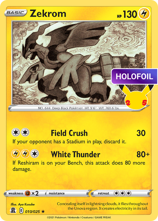 Zekrom (CEL) #10 [EN/H] s/o
