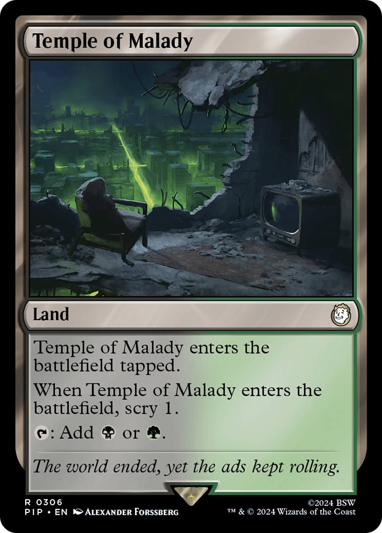 Temple of Malady (PIP) #306 [EN/N] s/o