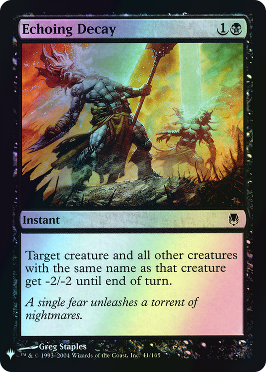 Echoing Decay (PLST) #DST-41 [EN/F] s/o