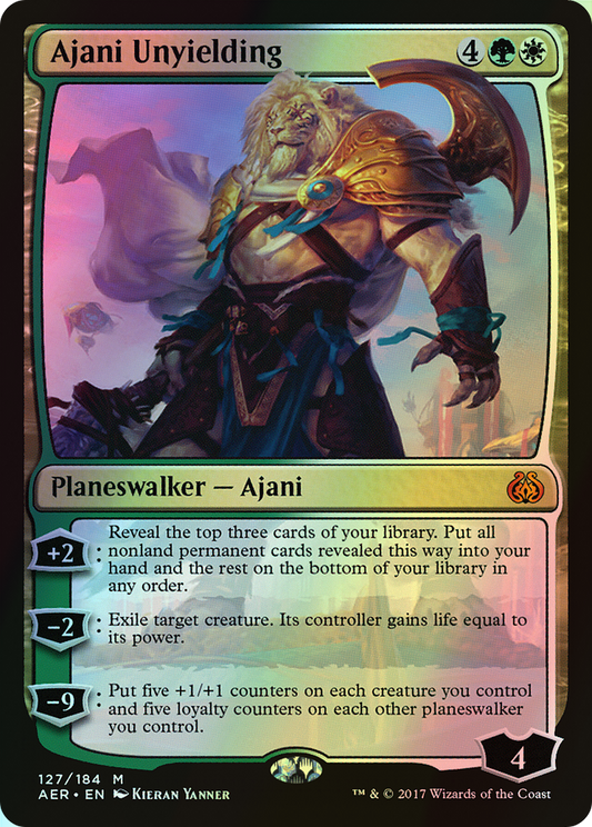 Ajani Unyielding (AER) #127 [EN/F] s/o