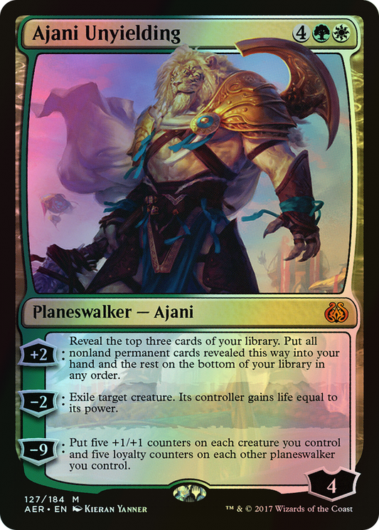 Ajani Unyielding (AER) #127 [EN/F] s/o