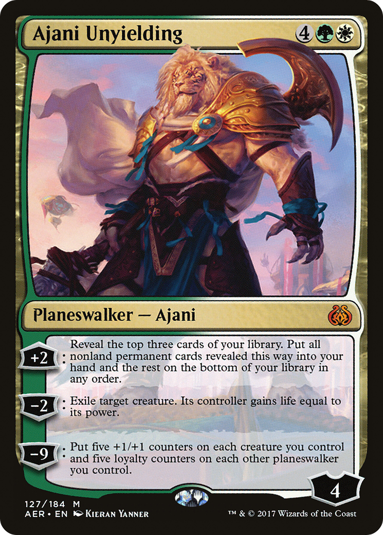 Ajani Unyielding (AER) #127 [EN/N]