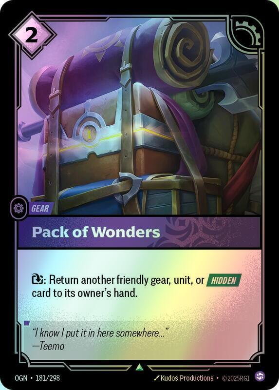 Pack of Wonders (OGN) #181 [EN/F]